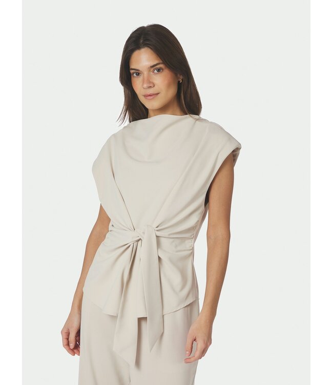 NEO NOIR - Katarim crepe top