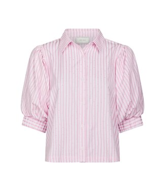 neo noir NEONOIR - Etta stripe blouse light pink