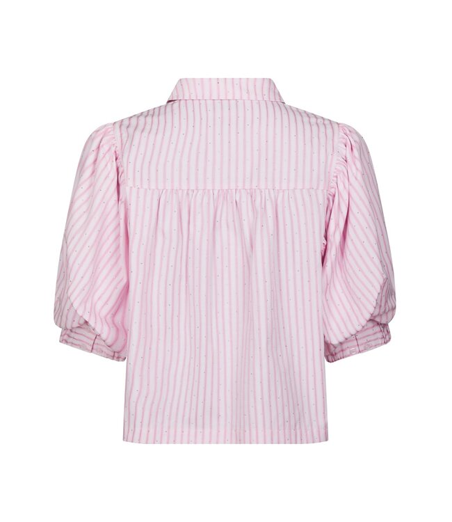NEONOIR - Etta stripe blouse light pink