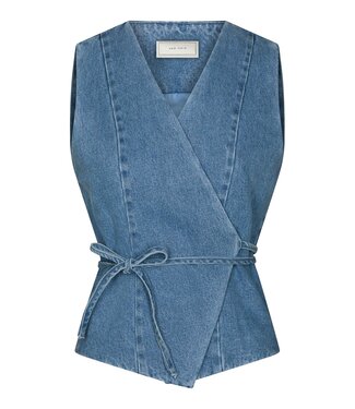 neo noir NEONOIR - Samara denim waiscoat gilet