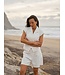 NEONOIR - Salima ramie gilet wit