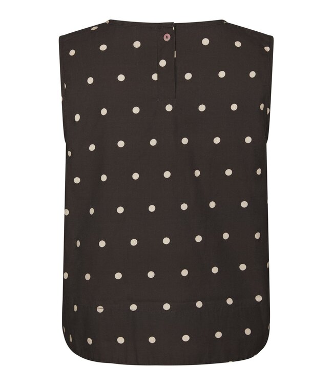 NEONOIR - Polly dot top bruin