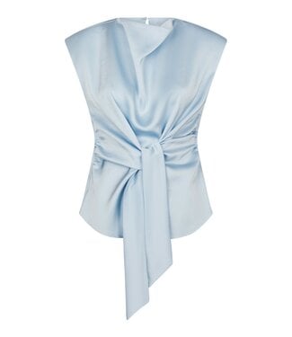 neo noir NEONOIR - Katarim heavy satijn blouse blauw