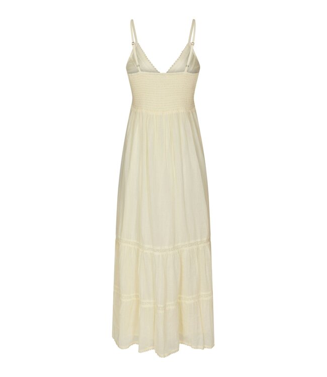 NEONOIR - Elorie voile jurk butter yellow