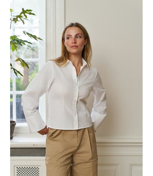NEO NOIR - Rosa oxford shirt wit