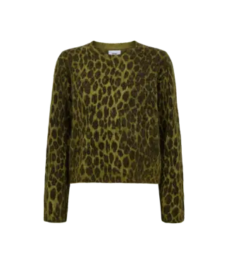 NUMPH NUMPH - Nuriette leo calla green pullover