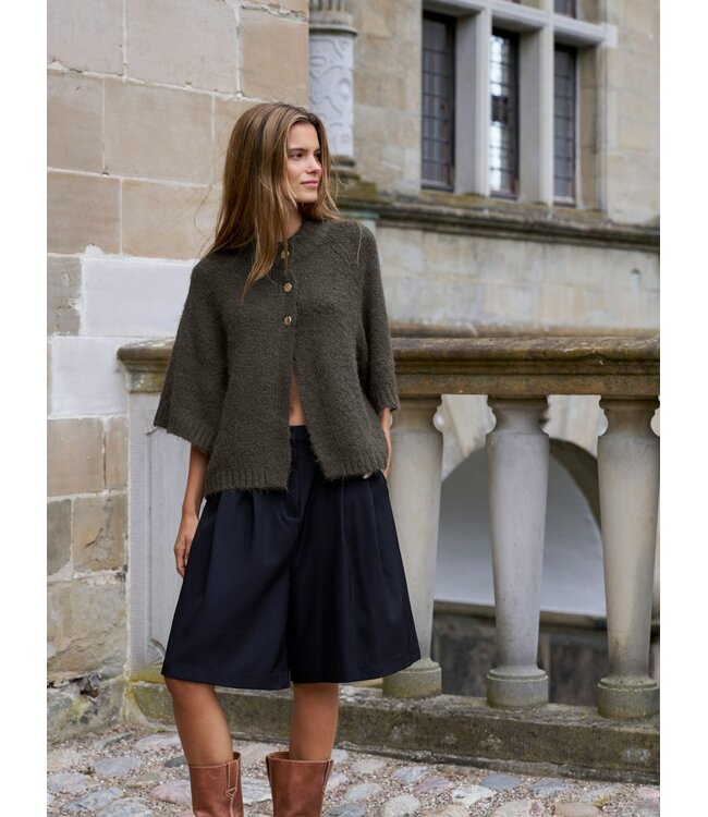 NEONOIR - Benuta fluffy knit cardigan army