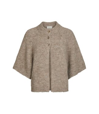 neo noir NEONOIR - Benuta fluffy vest beige melange