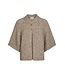 NEONOIR - Benuta fluffy vest beige melange