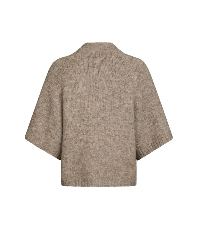 NEONOIR - Benuta fluffy vest beige melange