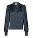 NEONOIR -Rosslyn heavy sateen blouse blauw