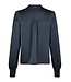 NEONOIR -Rosslyn heavy sateen blouse blauw