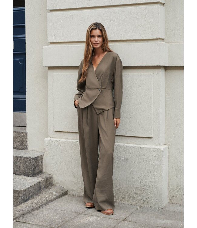 NEONOIR - Zoba crepe broek