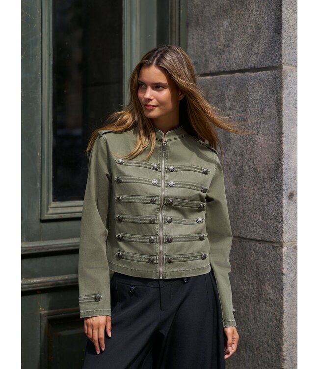 NEONOIR - Sivena denim jacket army