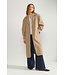 NÜMPH - Nukimma long coat sesame melange