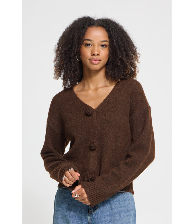 ICHI - Ihpovoke cardigan bruin