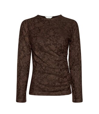 Moss Copenhagen MSCH - Brigetta top hot fudge