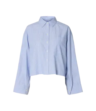 Selected Femme SELECTED - Slwdannie cropped boxy shirt