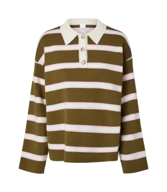 Y.A.S. YAS - Yasisabell polo knit pullover