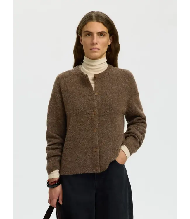 SELECTED - Slwlulu new knit cardigan dachshund