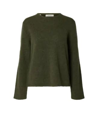 Selected Femme SELECTED - Slwlulu new knit o-neck green