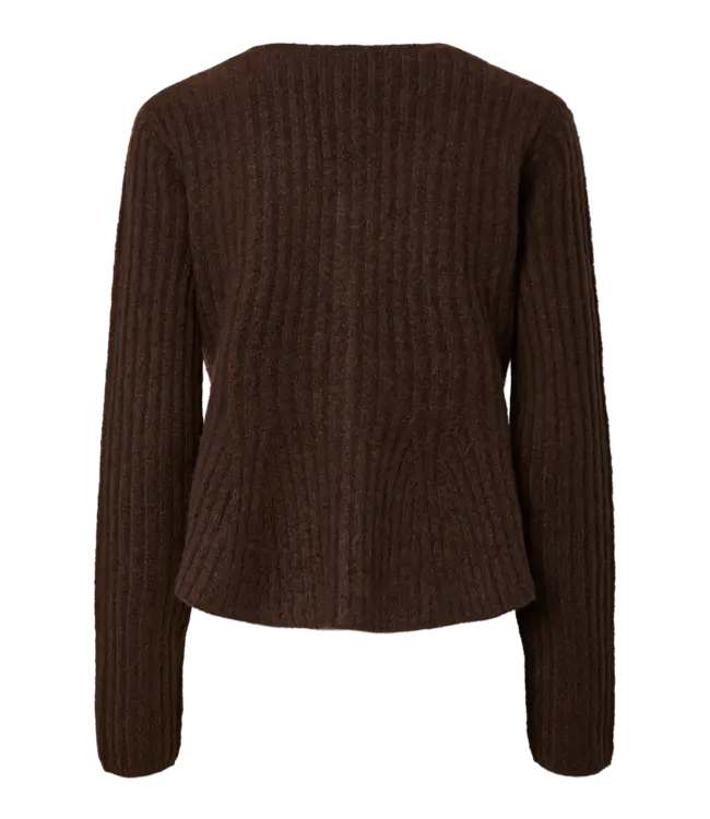 YAS - Yasdolly knit coffee bean