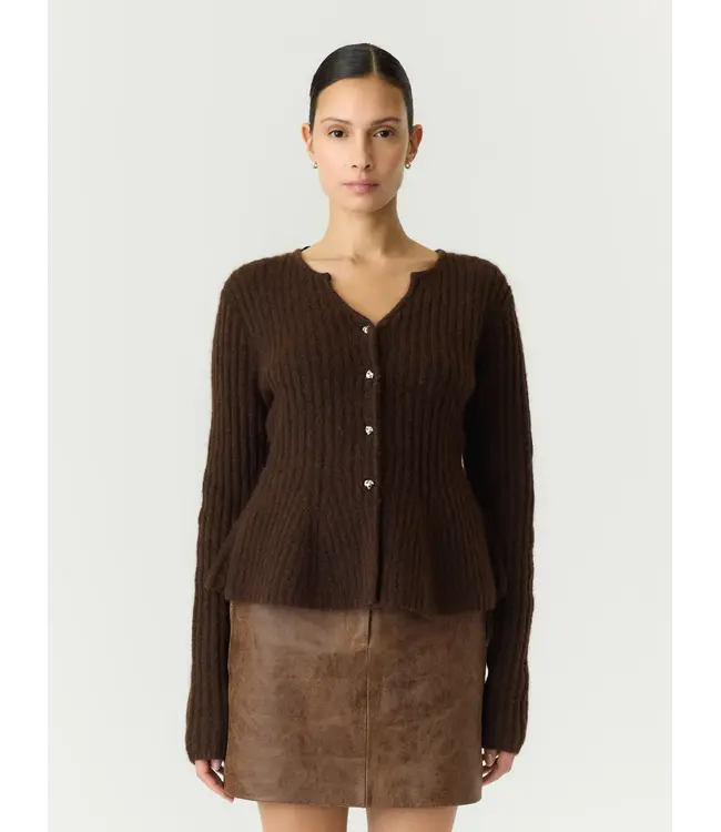 YAS - Yasdolly knit coffee bean