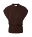 YAS - Yasesli knit vest coffee bean