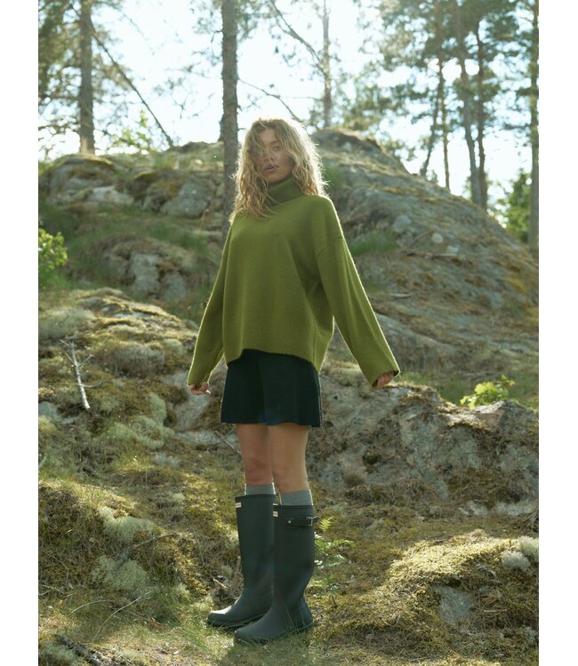 NEO NOIR - Naline knit trui sage green