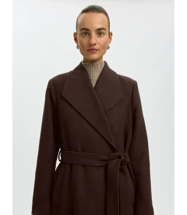 SELECTED - Slwzia rosa wool blend jas