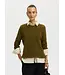 SELECTED - Slwlulu new knit o-neck green