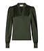 NEONOIR - Rosslyn heavy blouse deep green