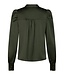 NEONOIR - Rosslyn heavy blouse deep green