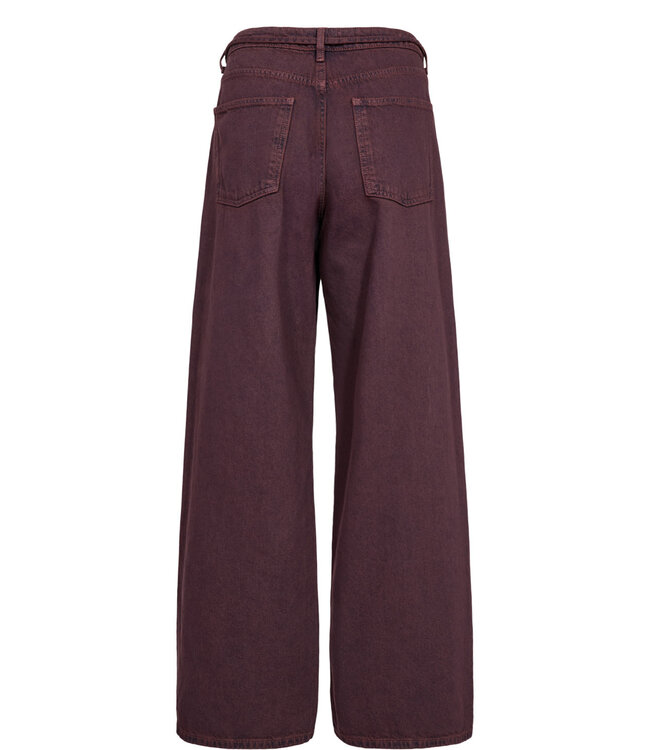 NÜMPH - Nubrooklyn wide jeans black coffee