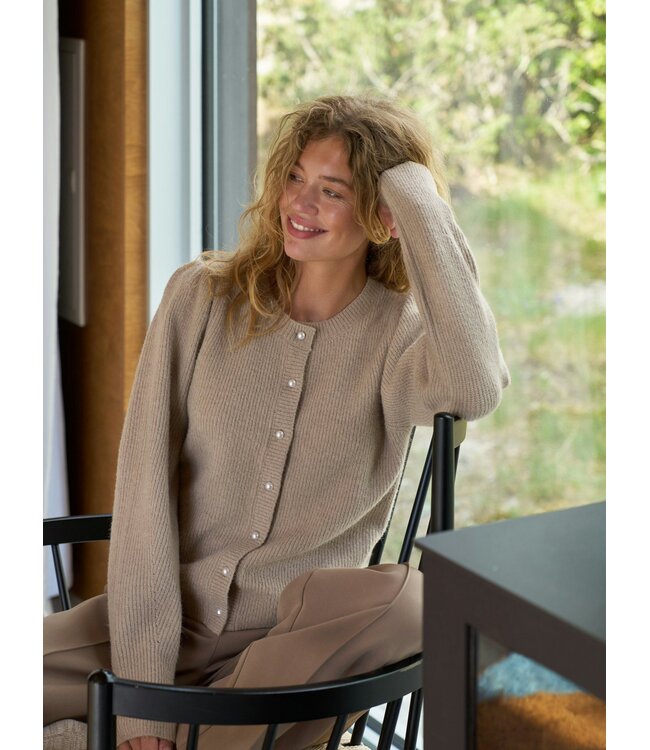 NEONOIR - Nuna vest warm grey