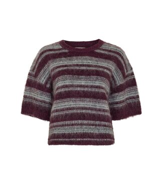 Moss Copenhagen MSCH - Lycie 2/4 trui purple/gray