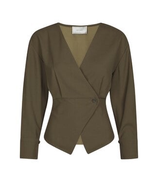 neo noir NEONOIR - Reline crepe blouse
