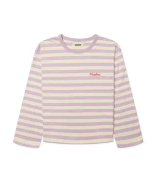 WOODBIRD WOODBIRD - Joul wide sleeve stripe t-shirt