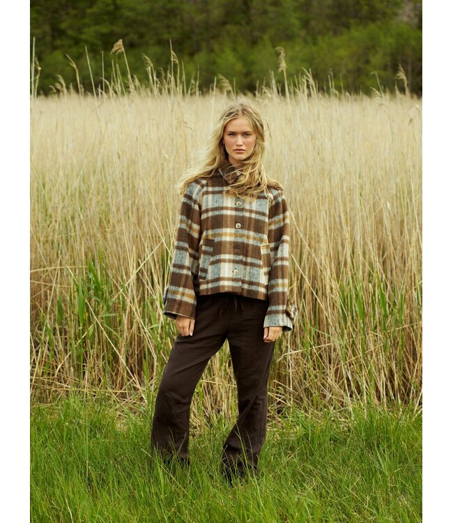 NEONOIR - Quinn check jack camel