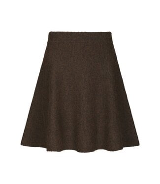 neo noir NEONOIR - Renata fluffy knit rok bruin