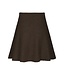 NEONOIR - Renata fluffy knit rok bruin