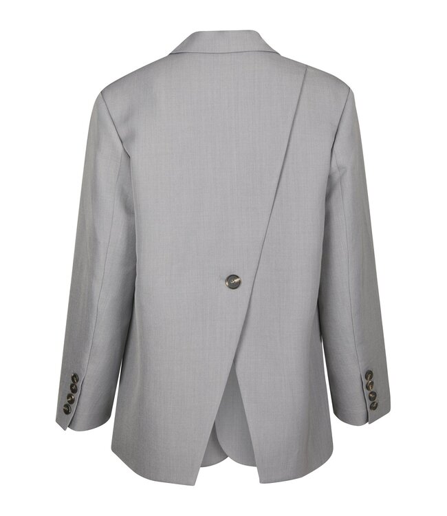 NEONOIR - Aarielle structure blazer grey melange