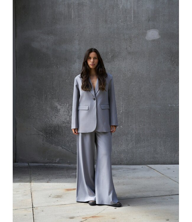 NEONOIR - Aarielle structure blazer grey melange