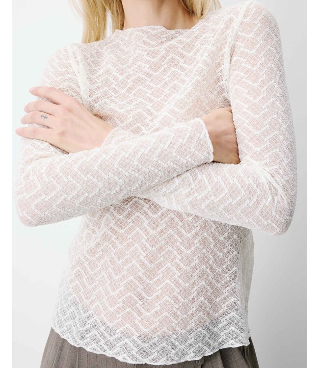 GRACE & MILA - Aube ecru top