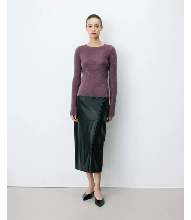GRACE & MILA - Auryn aubergine trui