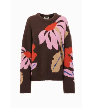 FRNCH FRNCH - Pull kumano trui chocolat