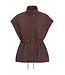 FRNCH - Gilet takai marron glace