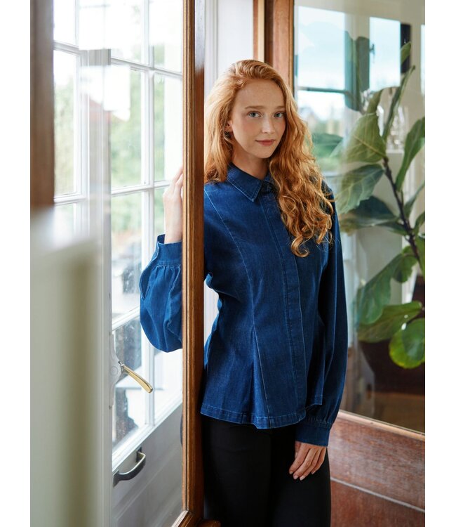 NEONOIR - Melody denim blouse