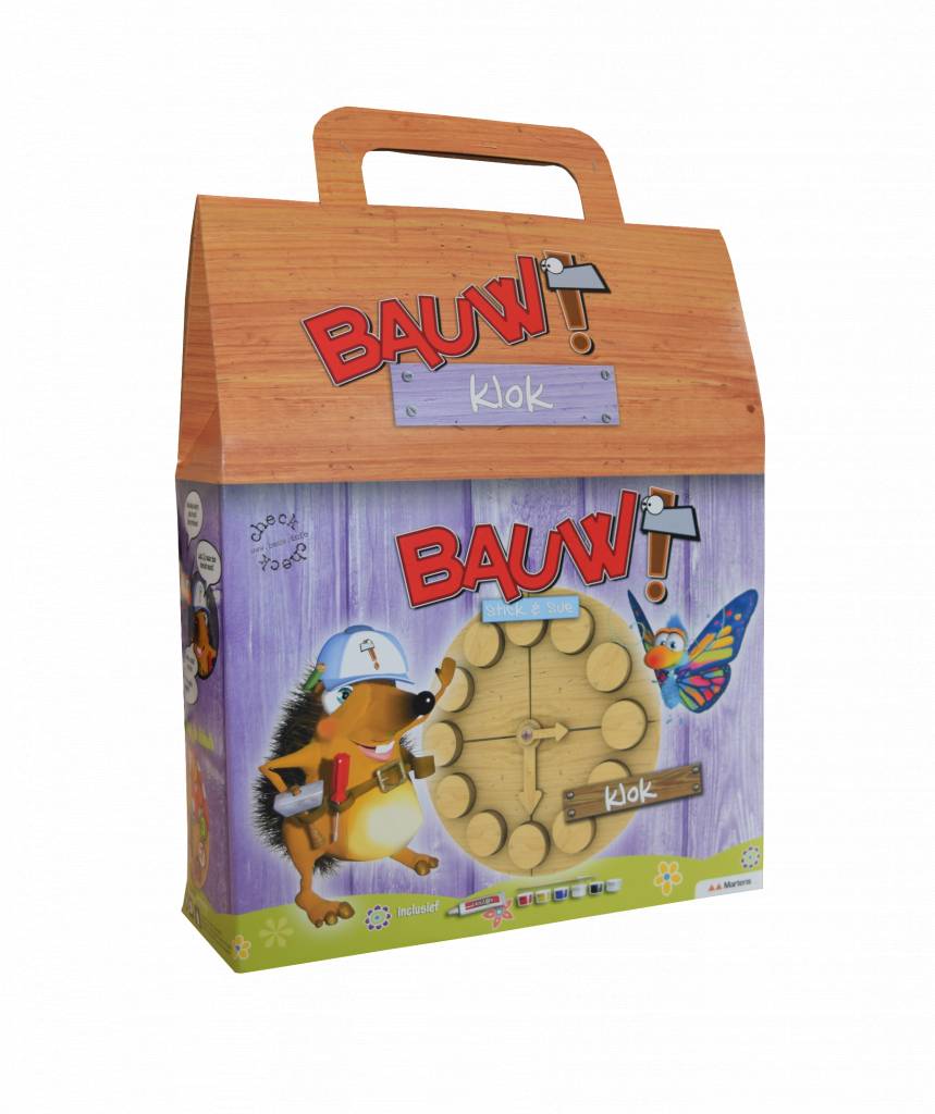 Klok Bauw knutselpakket