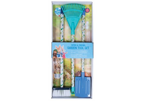 Peter Rabbit Outdoor Groot kindertuingereedschap (set van 3)